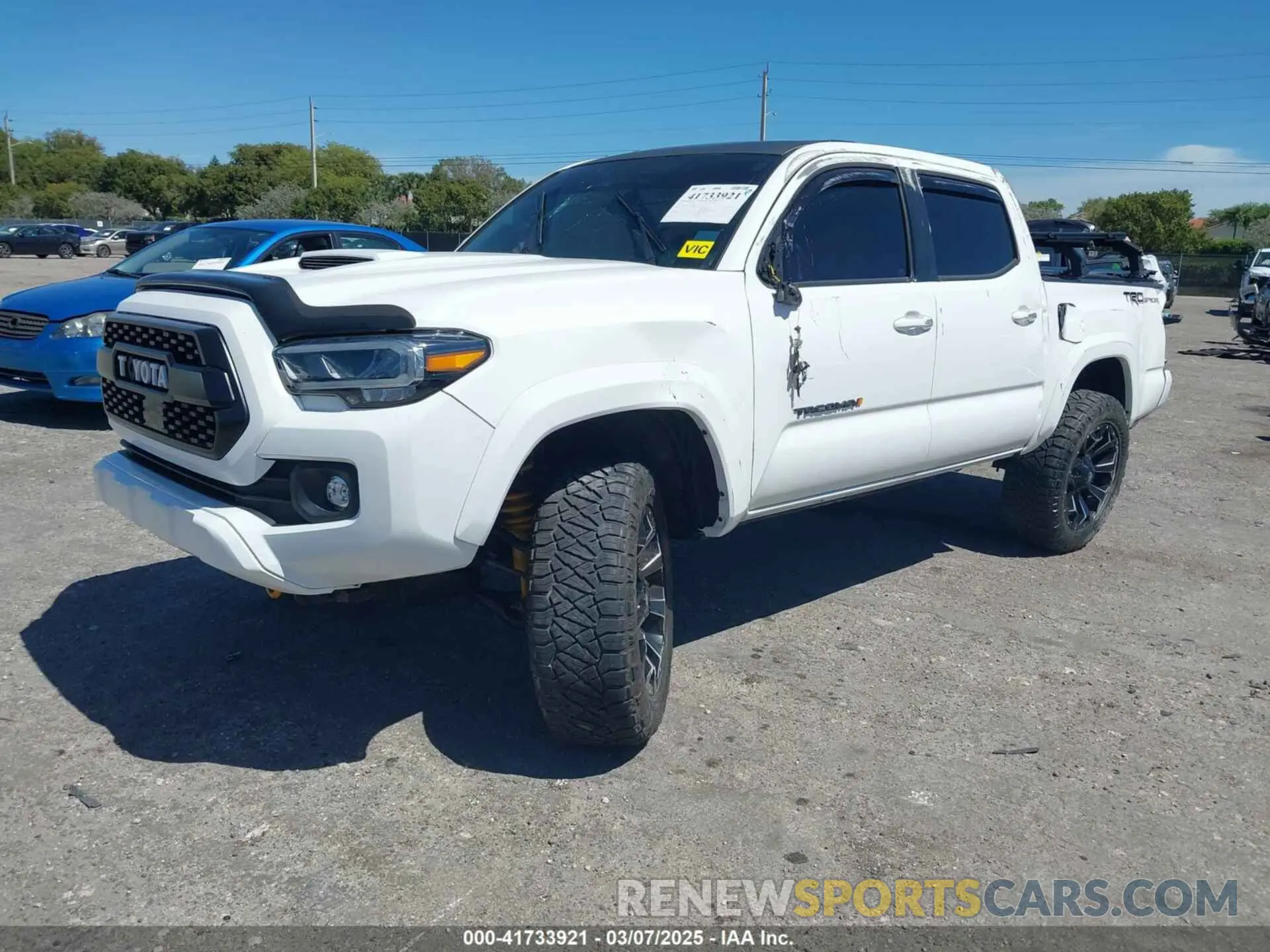2 Photograph of a damaged car 5TFAZ5CN2MX114478 TOYOTA TACOMA 2021