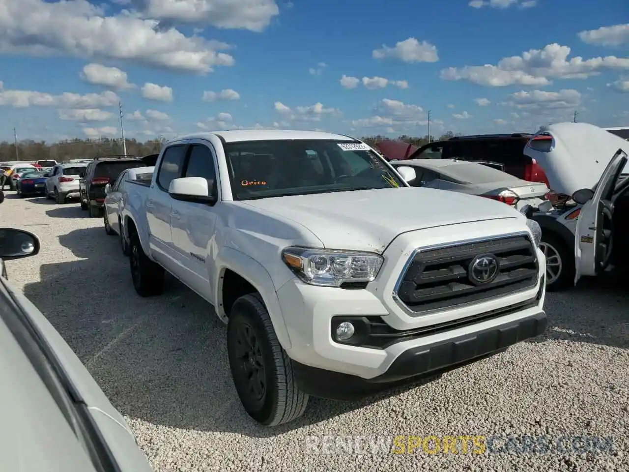 1 Photograph of a damaged car 5TFAZ5CN3MX095875 TOYOTA TACOMA 2021