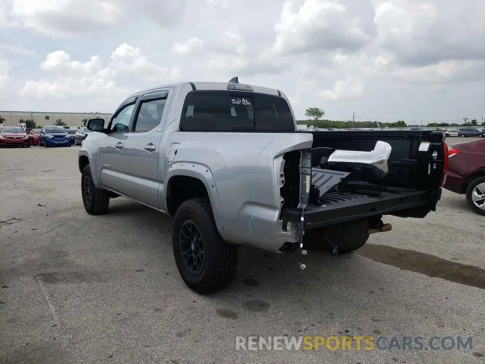 3 Photograph of a damaged car 5TFAZ5CN3MX103683 TOYOTA TACOMA 2021