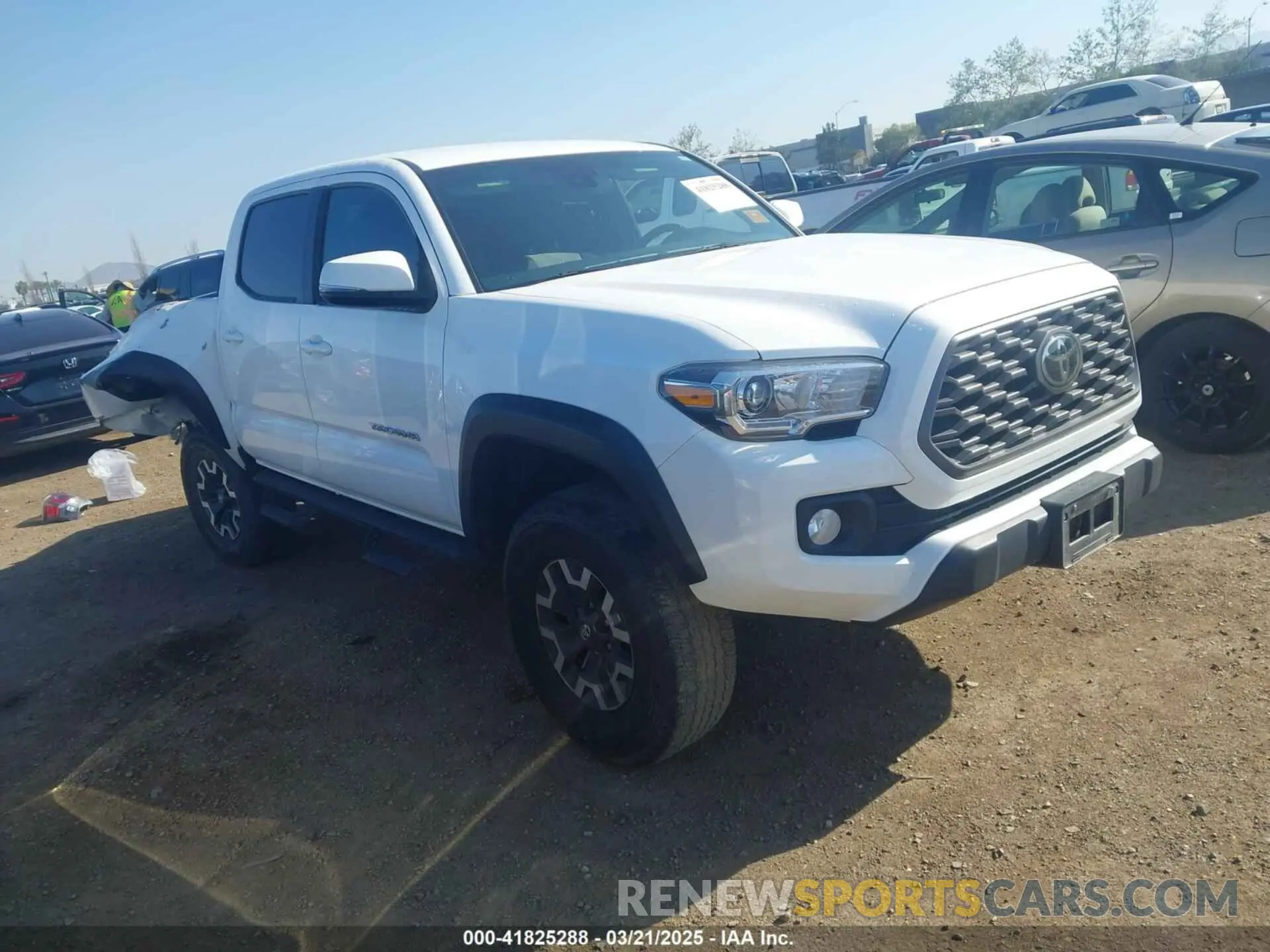 1 Photograph of a damaged car 5TFAZ5CN3MX111802 TOYOTA TACOMA 2021