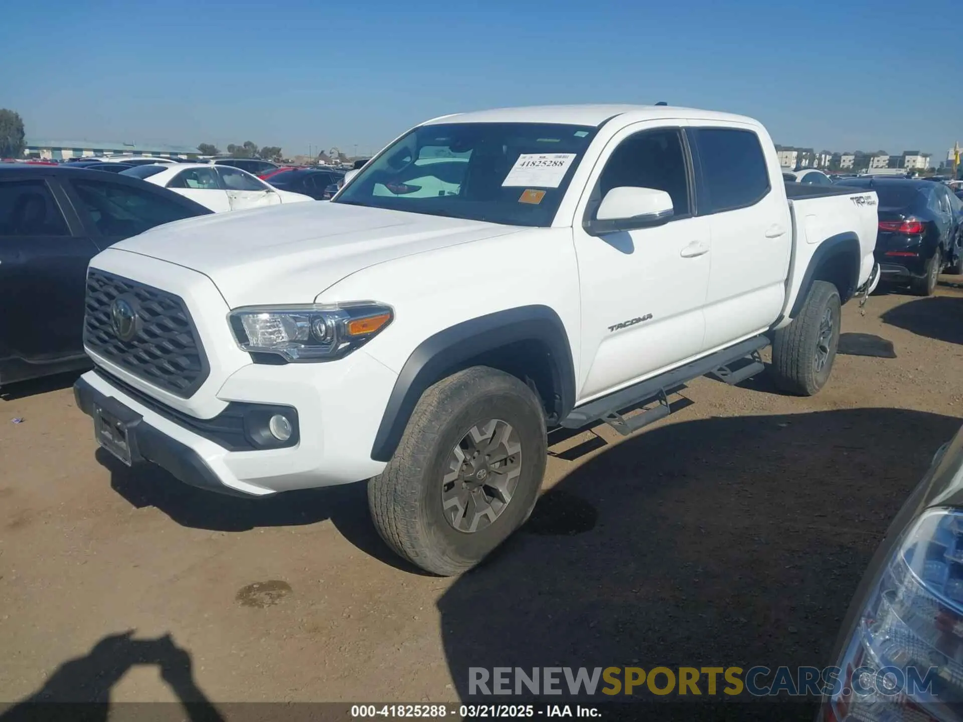 2 Photograph of a damaged car 5TFAZ5CN3MX111802 TOYOTA TACOMA 2021