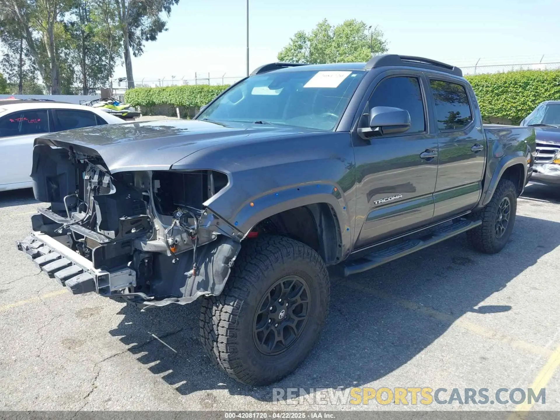 2 Photograph of a damaged car 5TFAZ5CN3MX112481 TOYOTA TACOMA 2021