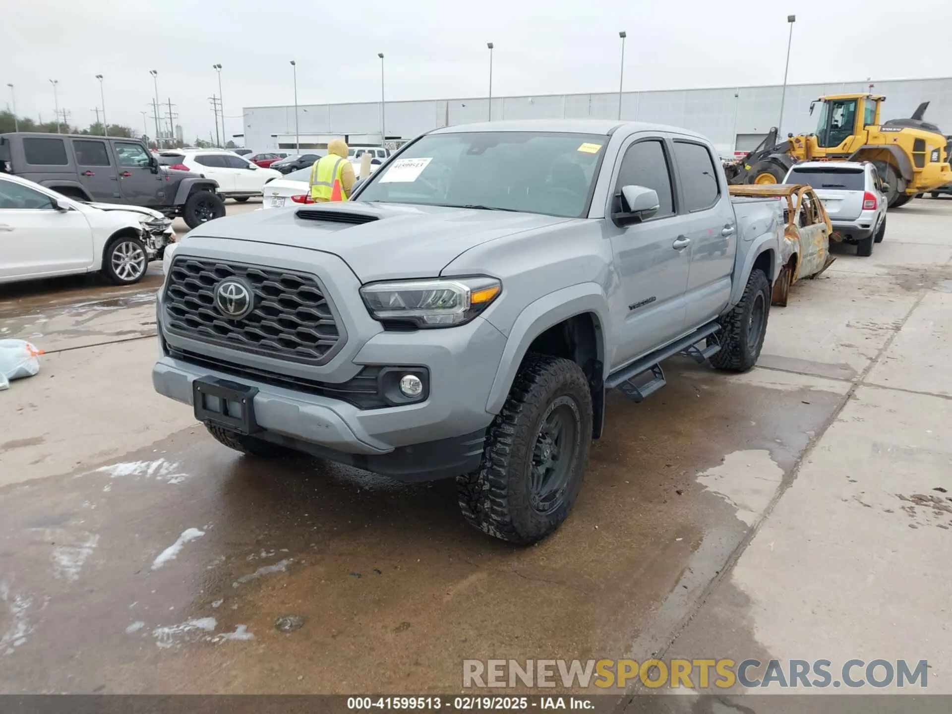 2 Photograph of a damaged car 5TFAZ5CN4MX107189 TOYOTA TACOMA 2021