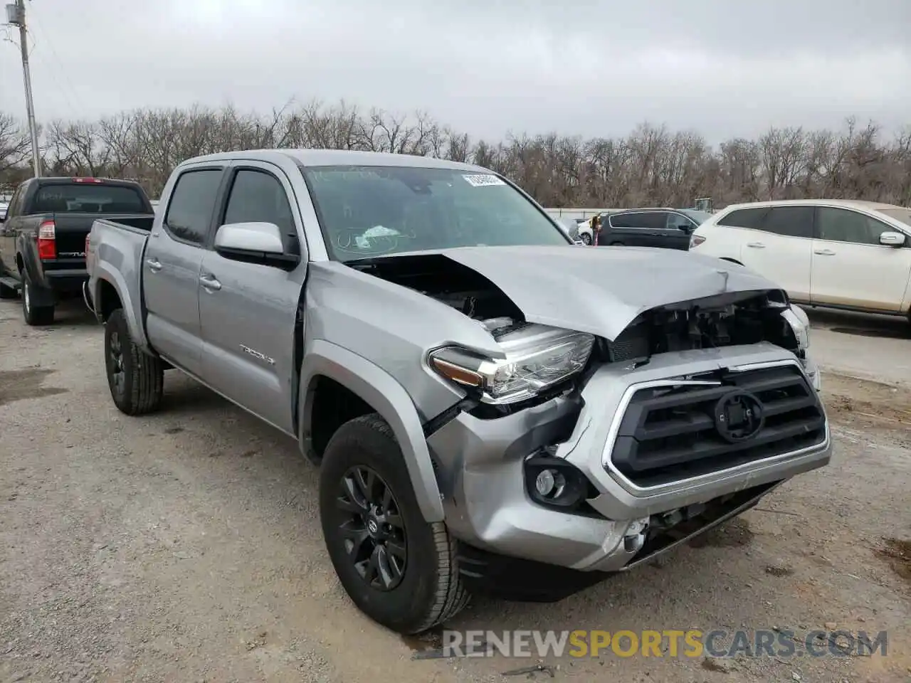 1 Photograph of a damaged car 5TFAZ5CN4MX108990 TOYOTA TACOMA 2021