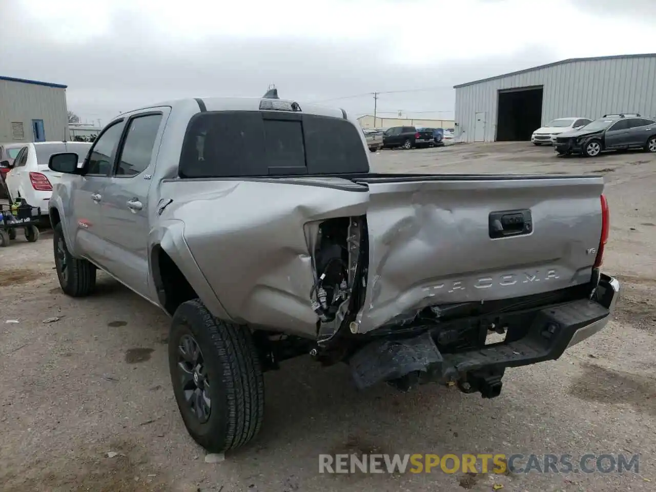 3 Photograph of a damaged car 5TFAZ5CN4MX108990 TOYOTA TACOMA 2021