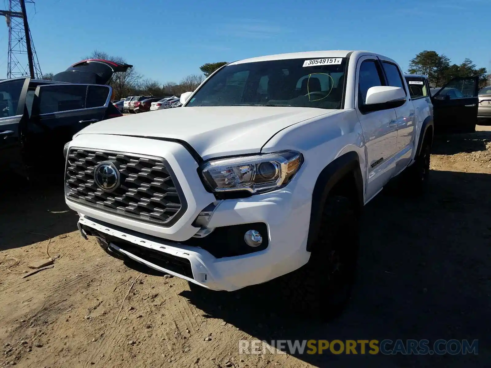 2 Photograph of a damaged car 5TFAZ5CN5MX099300 TOYOTA TACOMA 2021