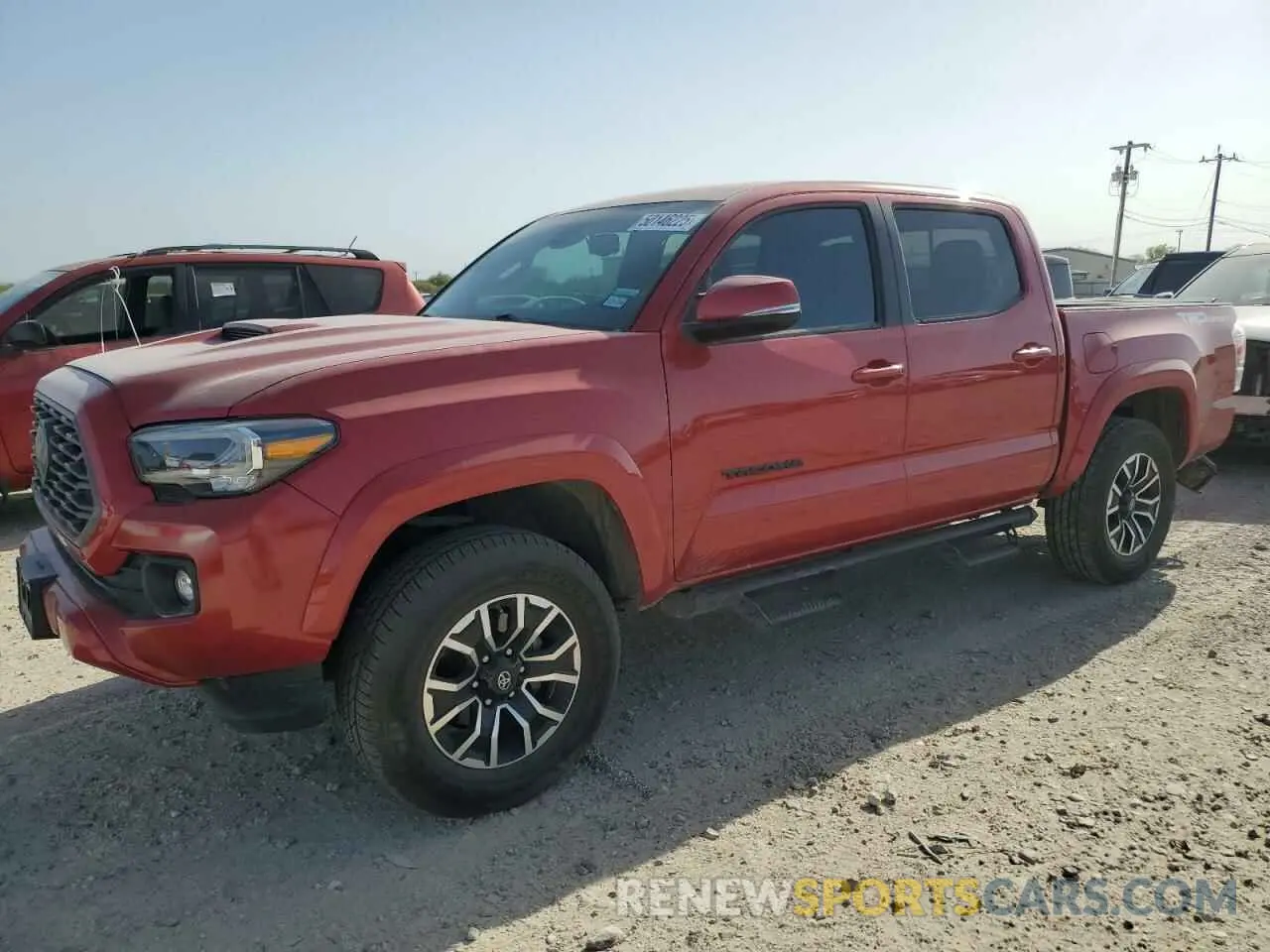 1 Photograph of a damaged car 5TFAZ5CN5MX101482 TOYOTA TACOMA 2021