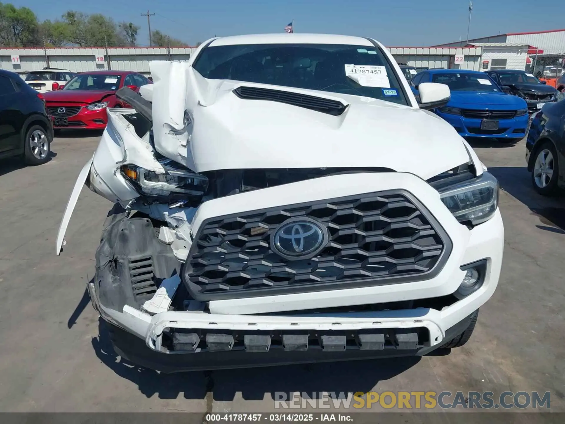 13 Photograph of a damaged car 5TFAZ5CN5MX107346 TOYOTA TACOMA 2021