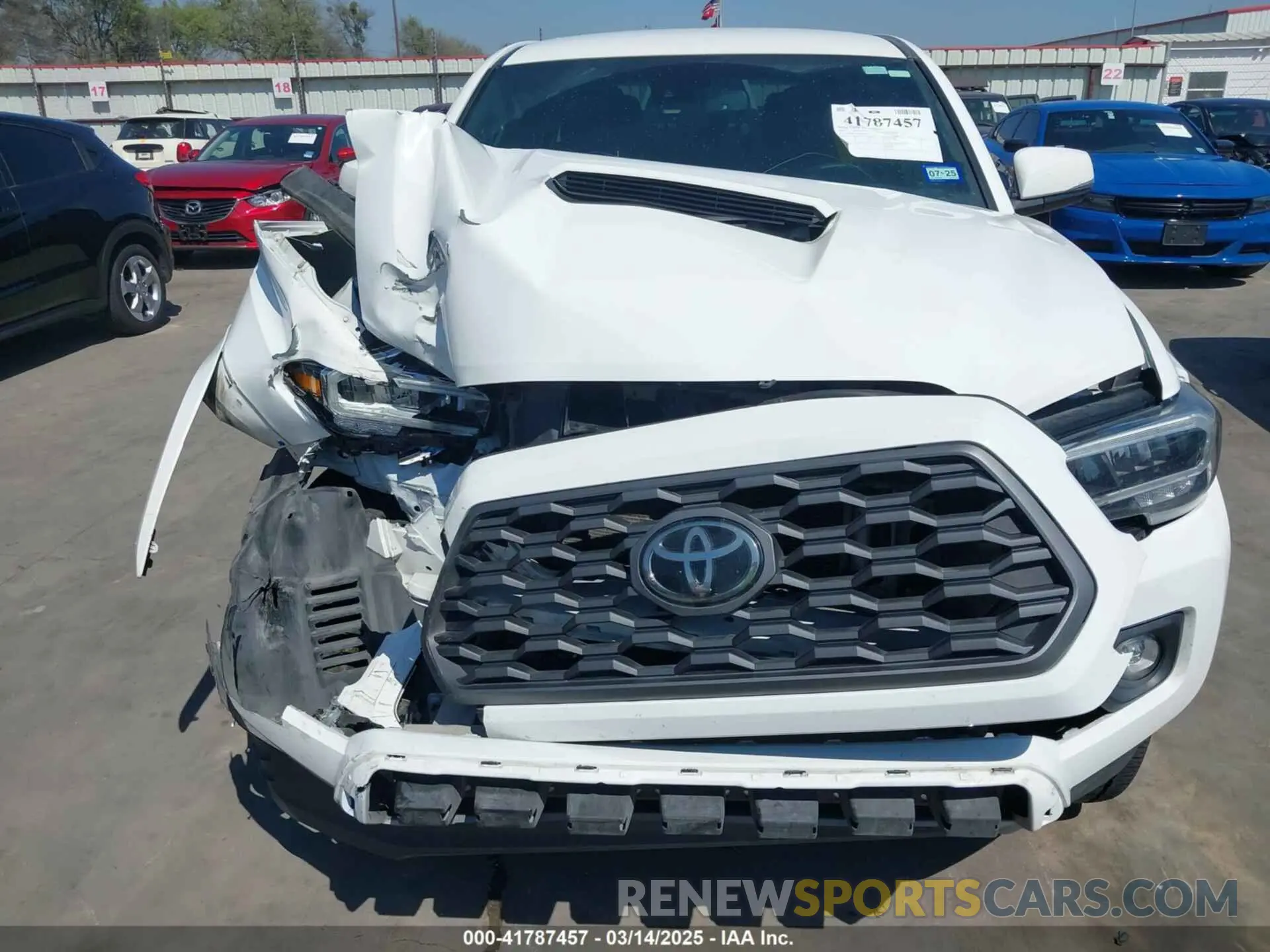 6 Photograph of a damaged car 5TFAZ5CN5MX107346 TOYOTA TACOMA 2021