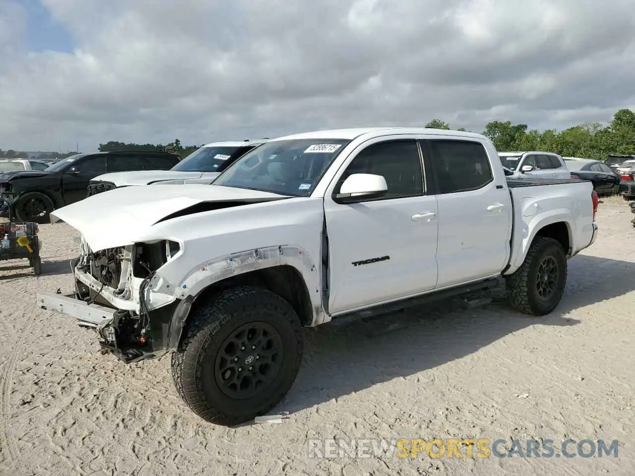 1 Photograph of a damaged car 5TFAZ5CN5MX107928 TOYOTA TACOMA 2021