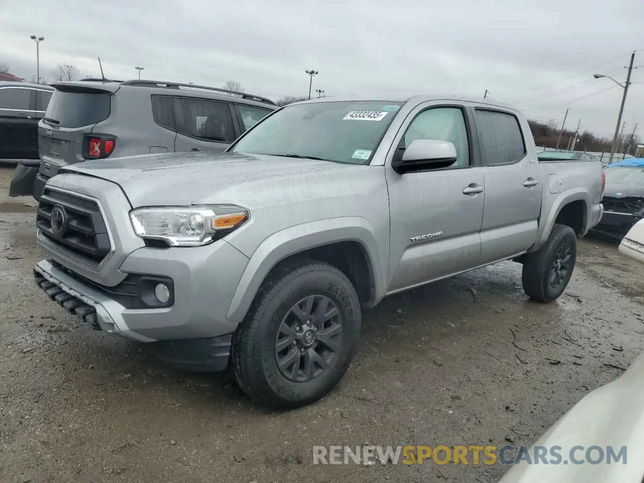 1 Photograph of a damaged car 5TFAZ5CN6MX108084 TOYOTA TACOMA 2021