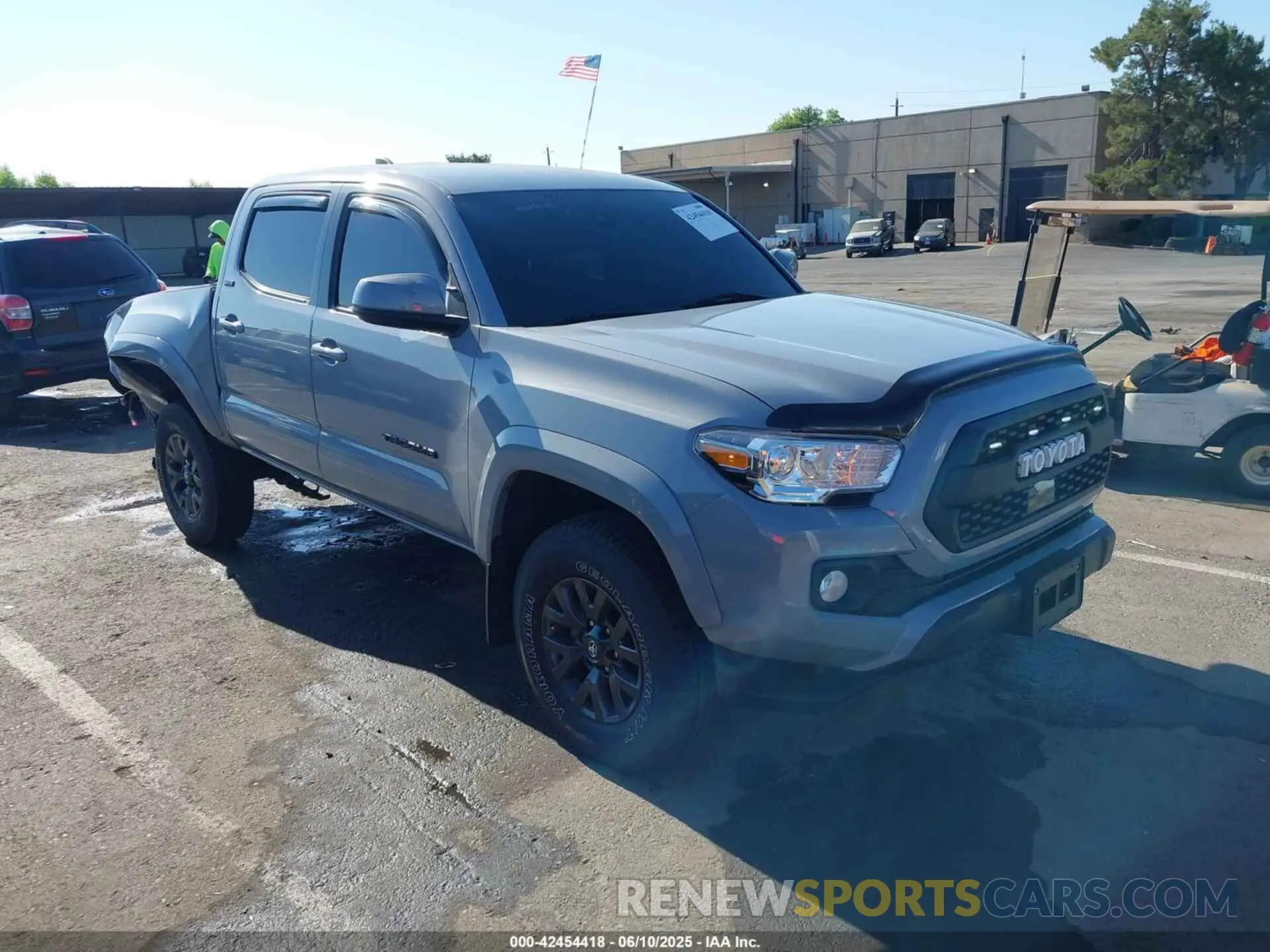 1 Photograph of a damaged car 5TFAZ5CN7MX101810 TOYOTA TACOMA 2021
