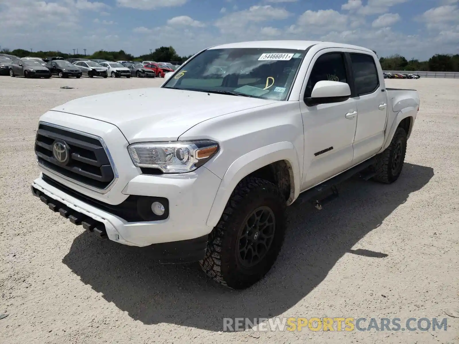 2 Photograph of a damaged car 5TFAZ5CN7MX104044 TOYOTA TACOMA 2021