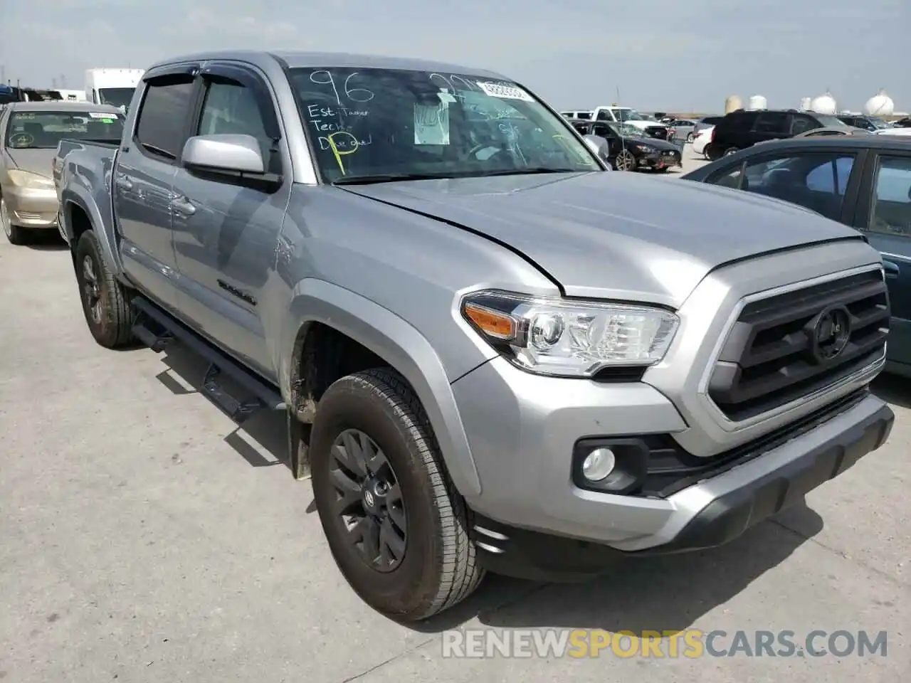 1 Photograph of a damaged car 5TFAZ5CN7MX105551 TOYOTA TACOMA 2021