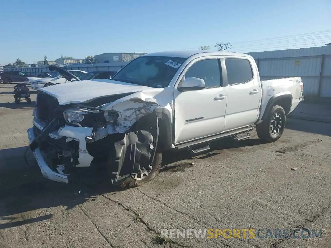 1 Photograph of a damaged car 5TFAZ5CN7MX111544 TOYOTA TACOMA 2021