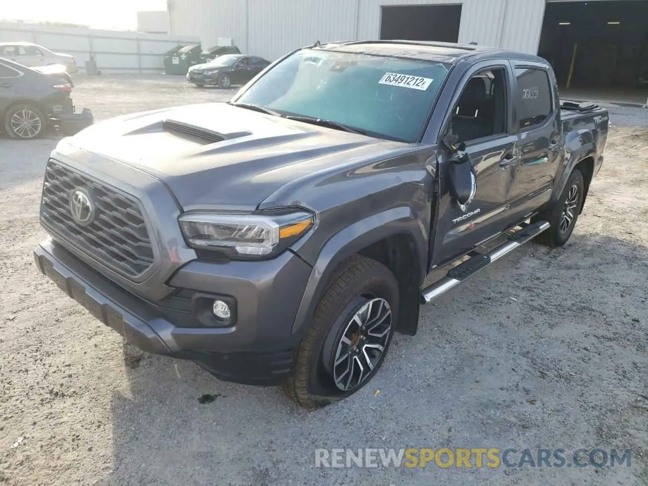 2 Photograph of a damaged car 5TFAZ5CN7MX113522 TOYOTA TACOMA 2021
