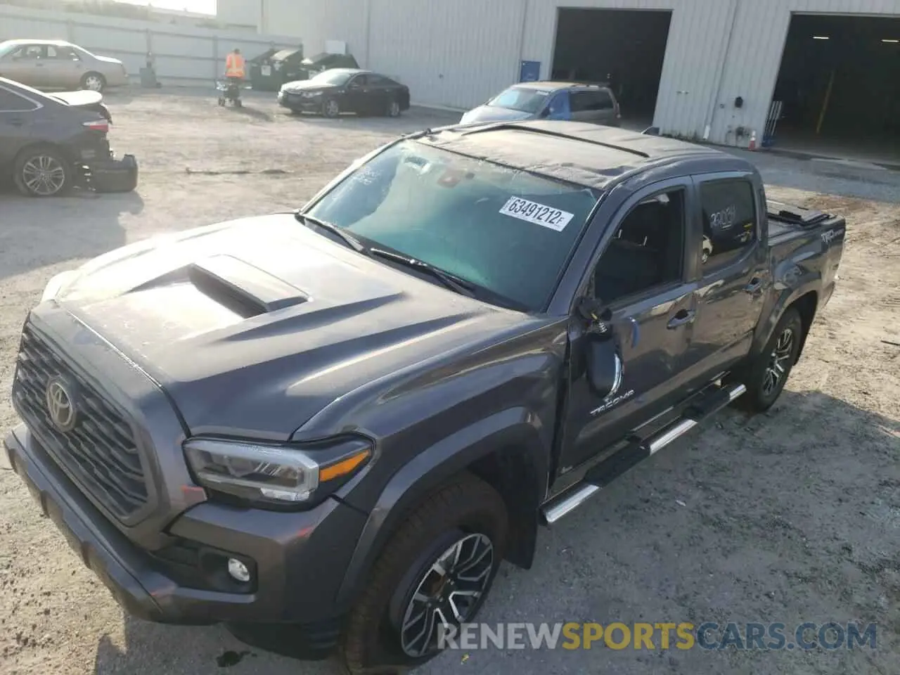9 Photograph of a damaged car 5TFAZ5CN7MX113522 TOYOTA TACOMA 2021