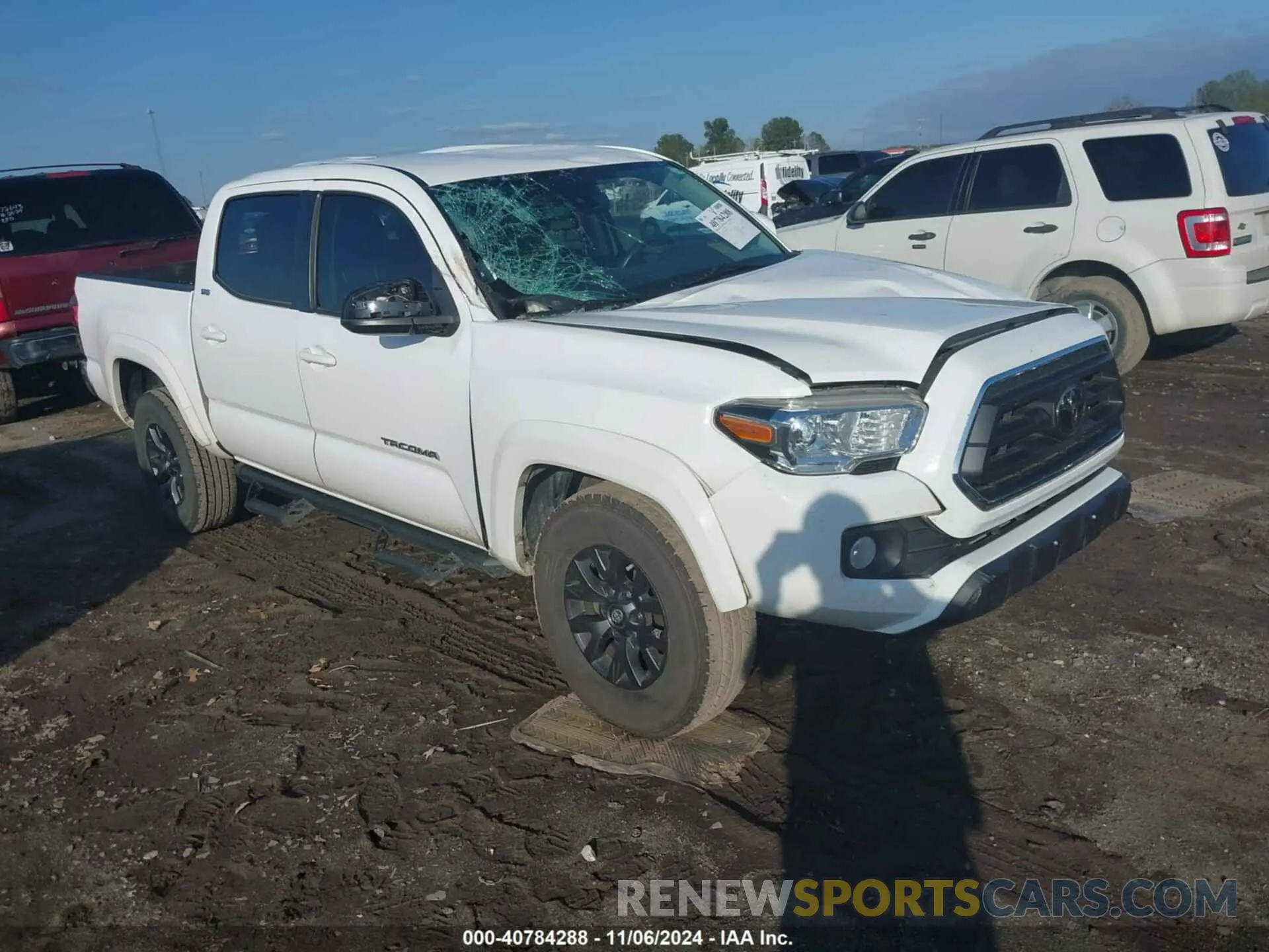 1 Photograph of a damaged car 5TFAZ5CN8MX098979 TOYOTA TACOMA 2021
