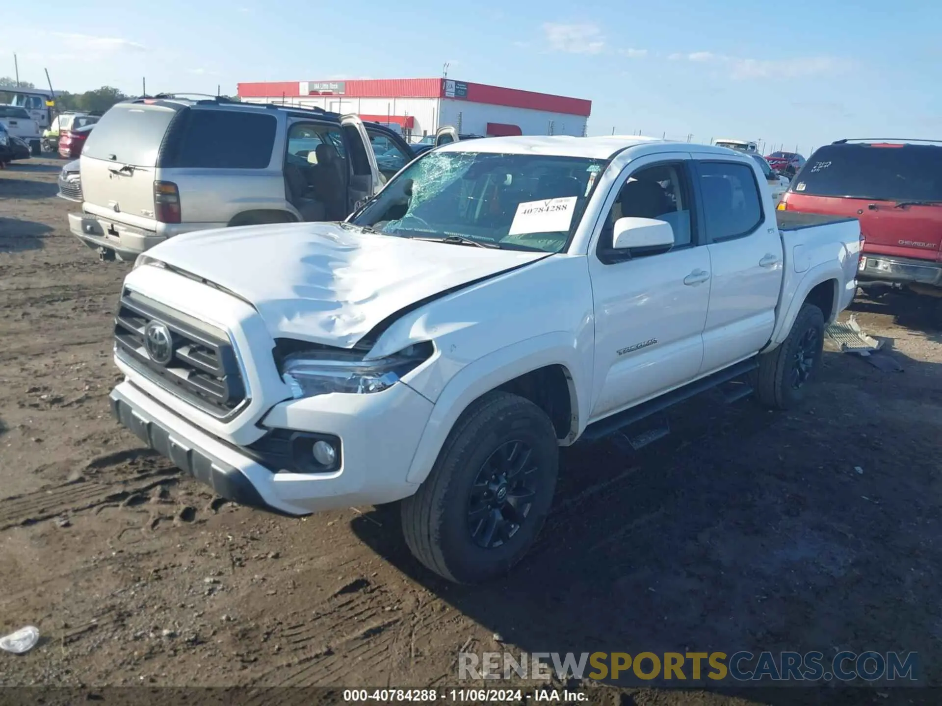 2 Photograph of a damaged car 5TFAZ5CN8MX098979 TOYOTA TACOMA 2021