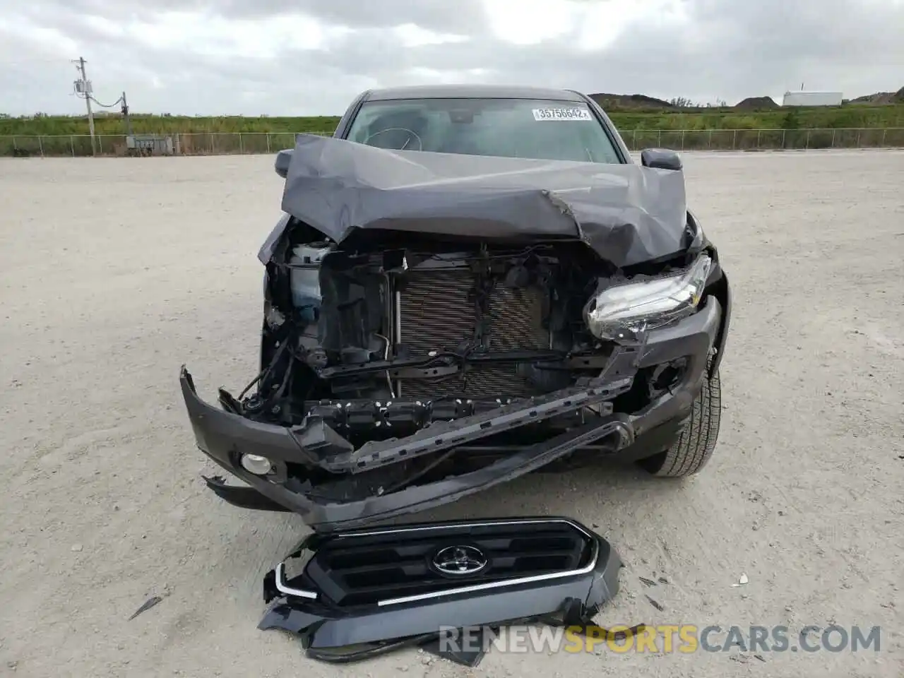 9 Photograph of a damaged car 5TFAZ5CN8MX108748 TOYOTA TACOMA 2021