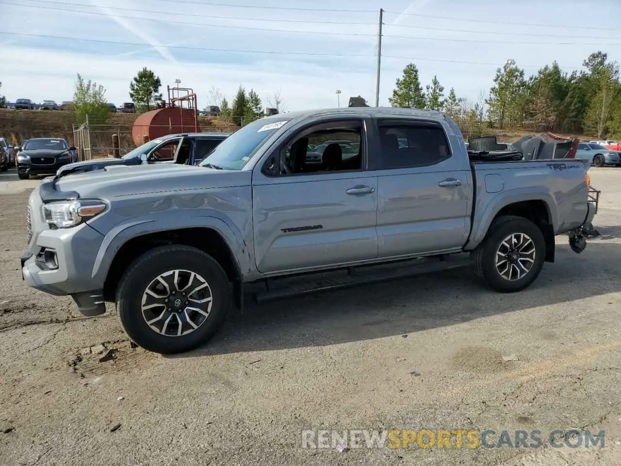 1 Photograph of a damaged car 5TFAZ5CN8MX111794 TOYOTA TACOMA 2021