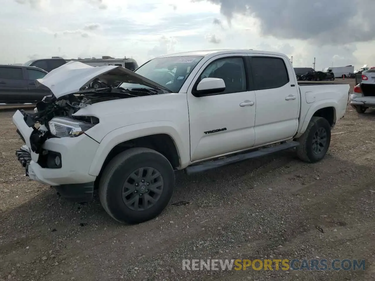 1 Photograph of a damaged car 5TFAZ5CN9MX109150 TOYOTA TACOMA 2021