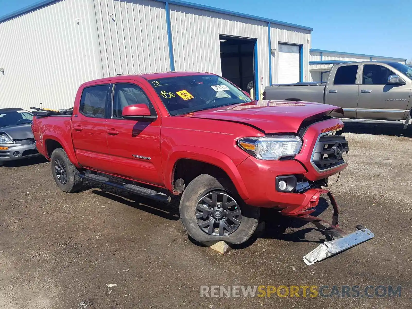 1 Photograph of a damaged car 5TFAZ5CNXMX096019 TOYOTA TACOMA 2021