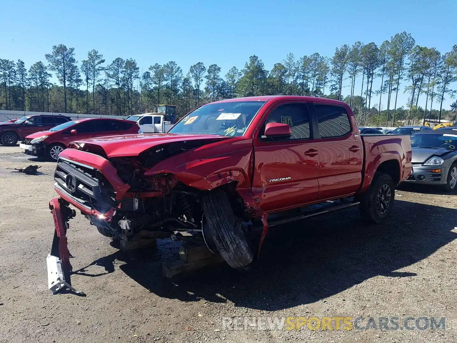 2 Photograph of a damaged car 5TFAZ5CNXMX096019 TOYOTA TACOMA 2021