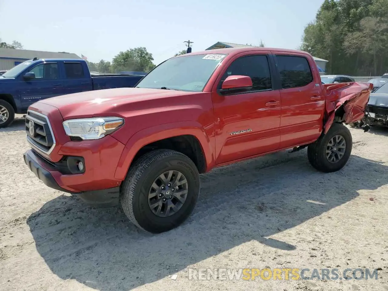 1 Photograph of a damaged car 5TFAZ5CNXMX097929 TOYOTA TACOMA 2021