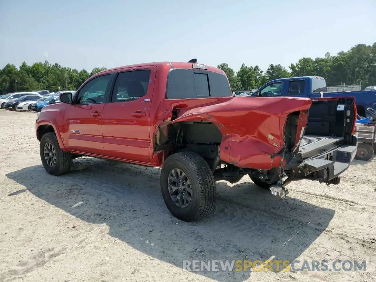 2 Photograph of a damaged car 5TFAZ5CNXMX097929 TOYOTA TACOMA 2021