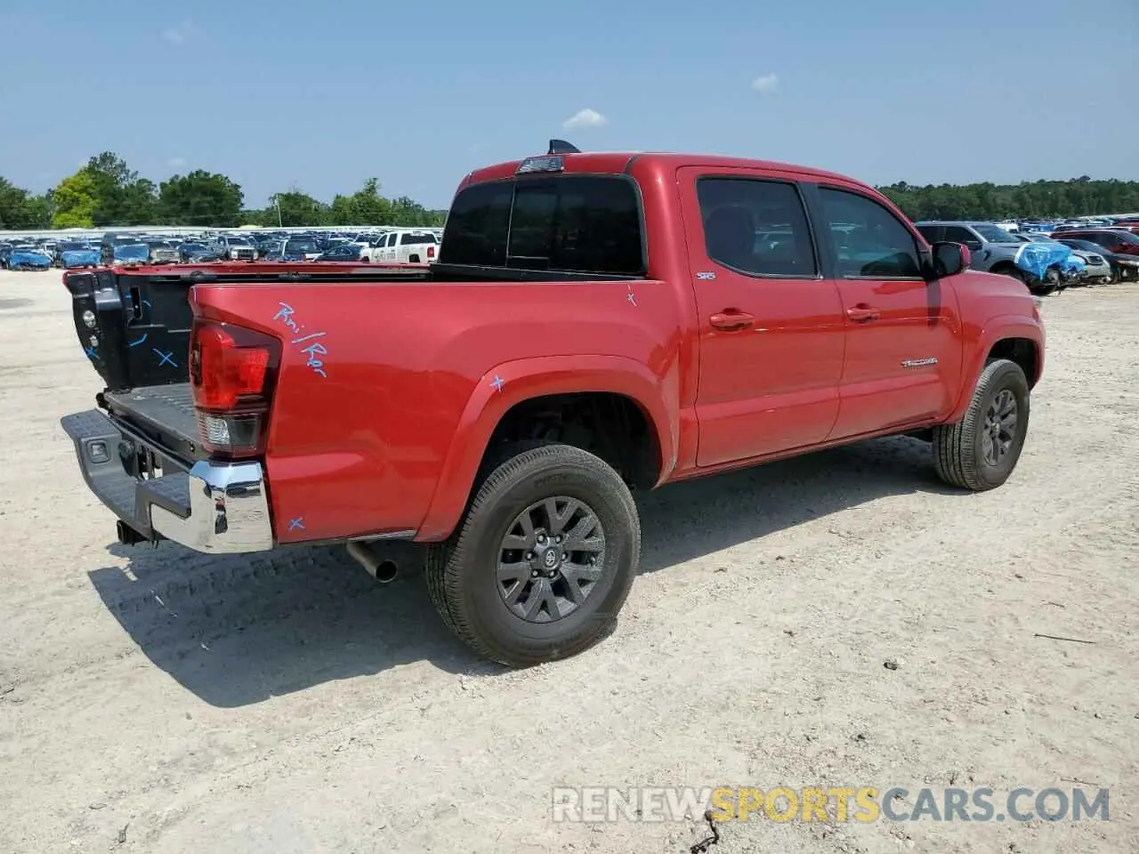 3 Photograph of a damaged car 5TFAZ5CNXMX097929 TOYOTA TACOMA 2021
