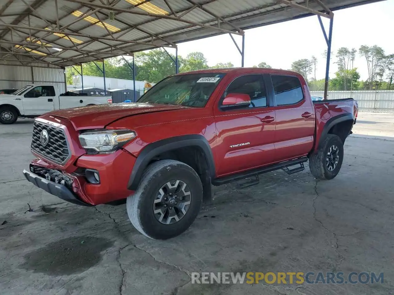 1 Photograph of a damaged car 5TFAZ5CNXMX114132 TOYOTA TACOMA 2021