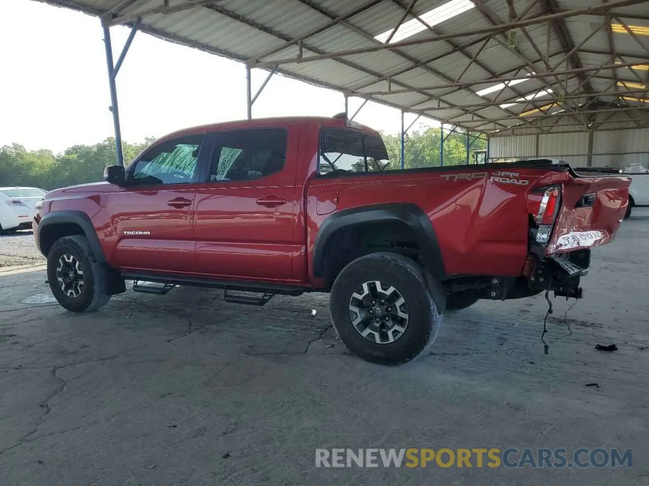2 Photograph of a damaged car 5TFAZ5CNXMX114132 TOYOTA TACOMA 2021