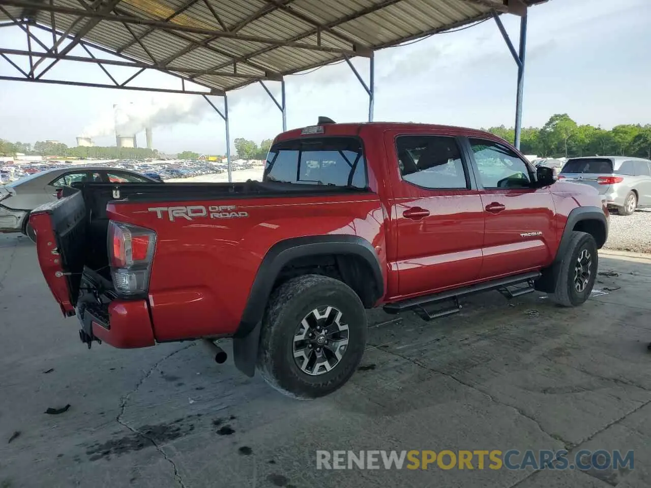 3 Photograph of a damaged car 5TFAZ5CNXMX114132 TOYOTA TACOMA 2021