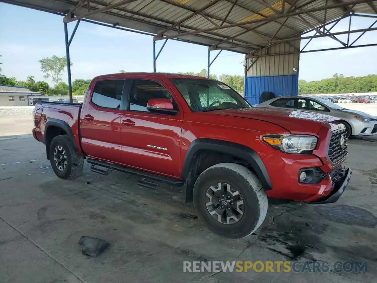 4 Photograph of a damaged car 5TFAZ5CNXMX114132 TOYOTA TACOMA 2021