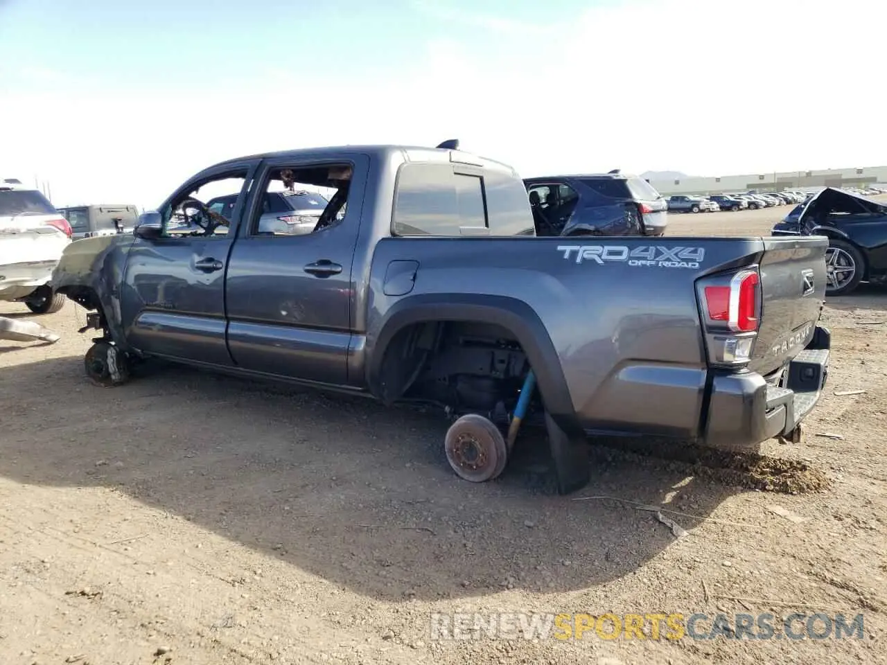 2 Photograph of a damaged car 5TFCZ5AN0MX245551 TOYOTA TACOMA 2021