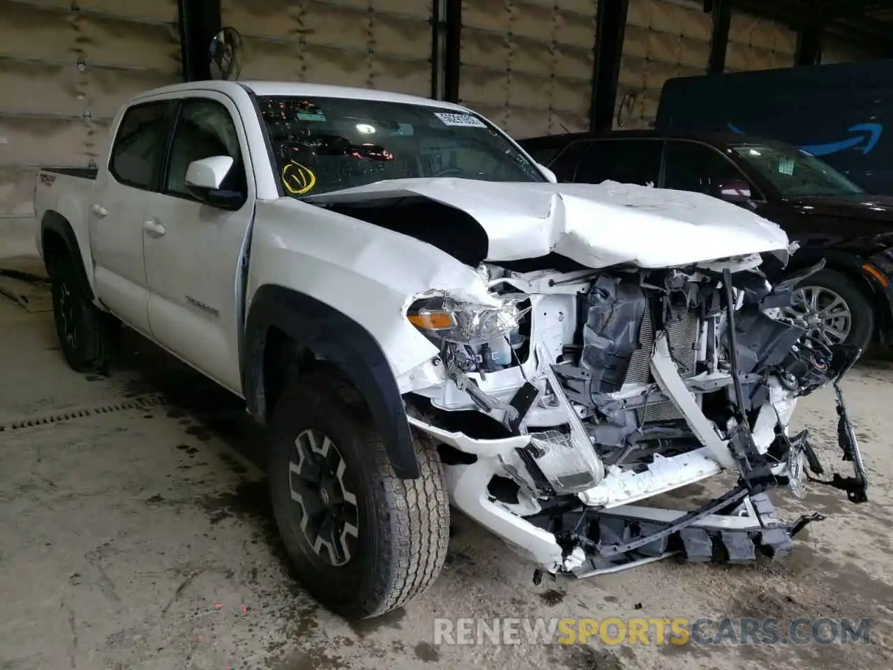 1 Photograph of a damaged car 5TFCZ5AN0MX268179 TOYOTA TACOMA 2021