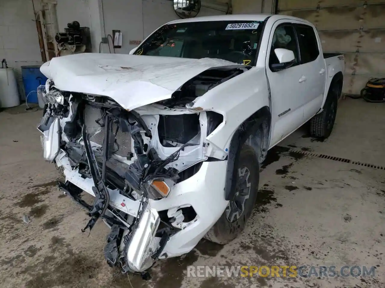 2 Photograph of a damaged car 5TFCZ5AN0MX268179 TOYOTA TACOMA 2021