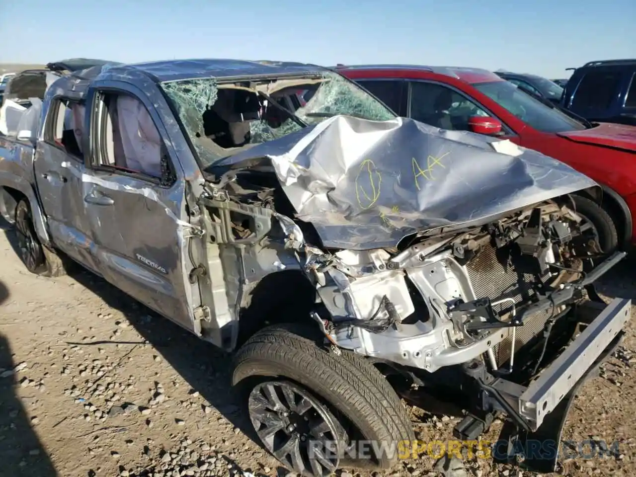 9 Photograph of a damaged car 5TFCZ5AN0MX268943 TOYOTA TACOMA 2021