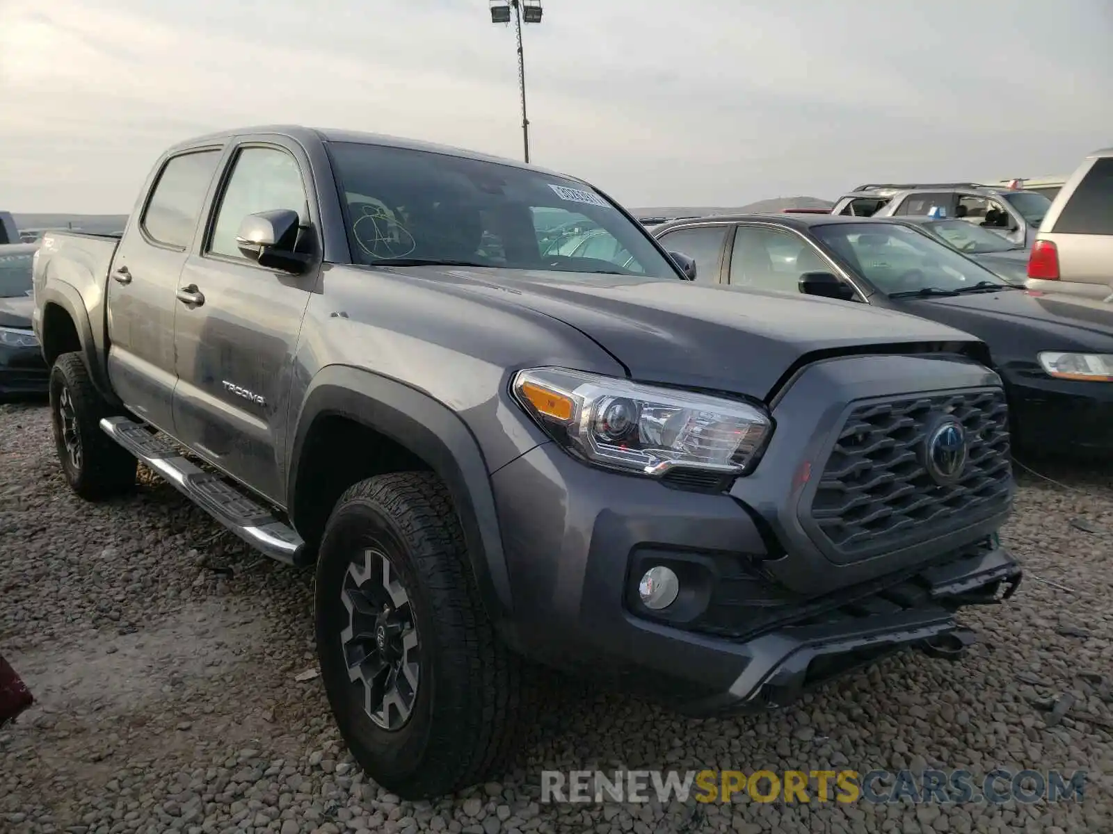 1 Photograph of a damaged car 5TFCZ5AN1MX245168 TOYOTA TACOMA 2021