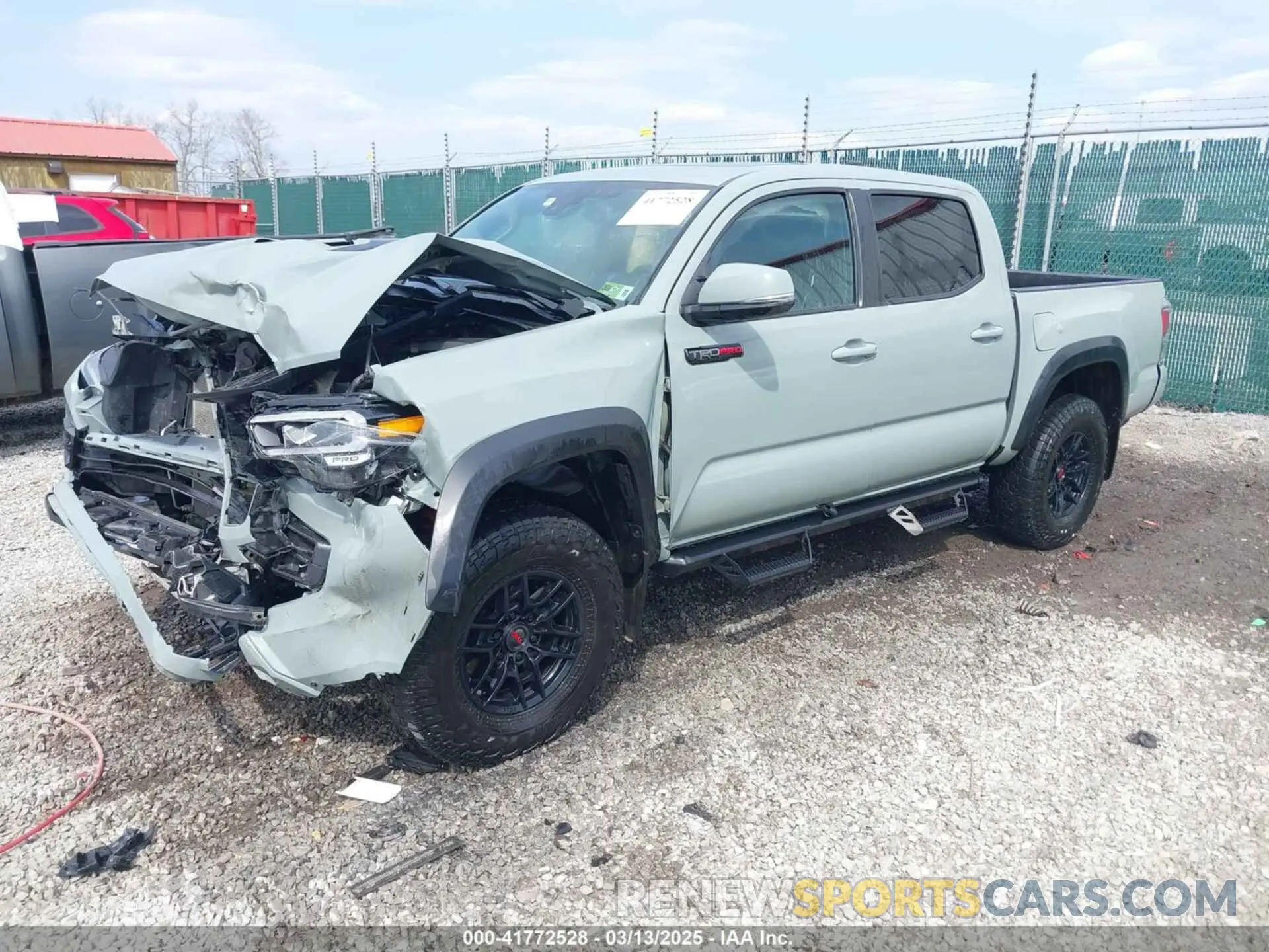 2 Photograph of a damaged car 5TFCZ5AN1MX248460 TOYOTA TACOMA 2021