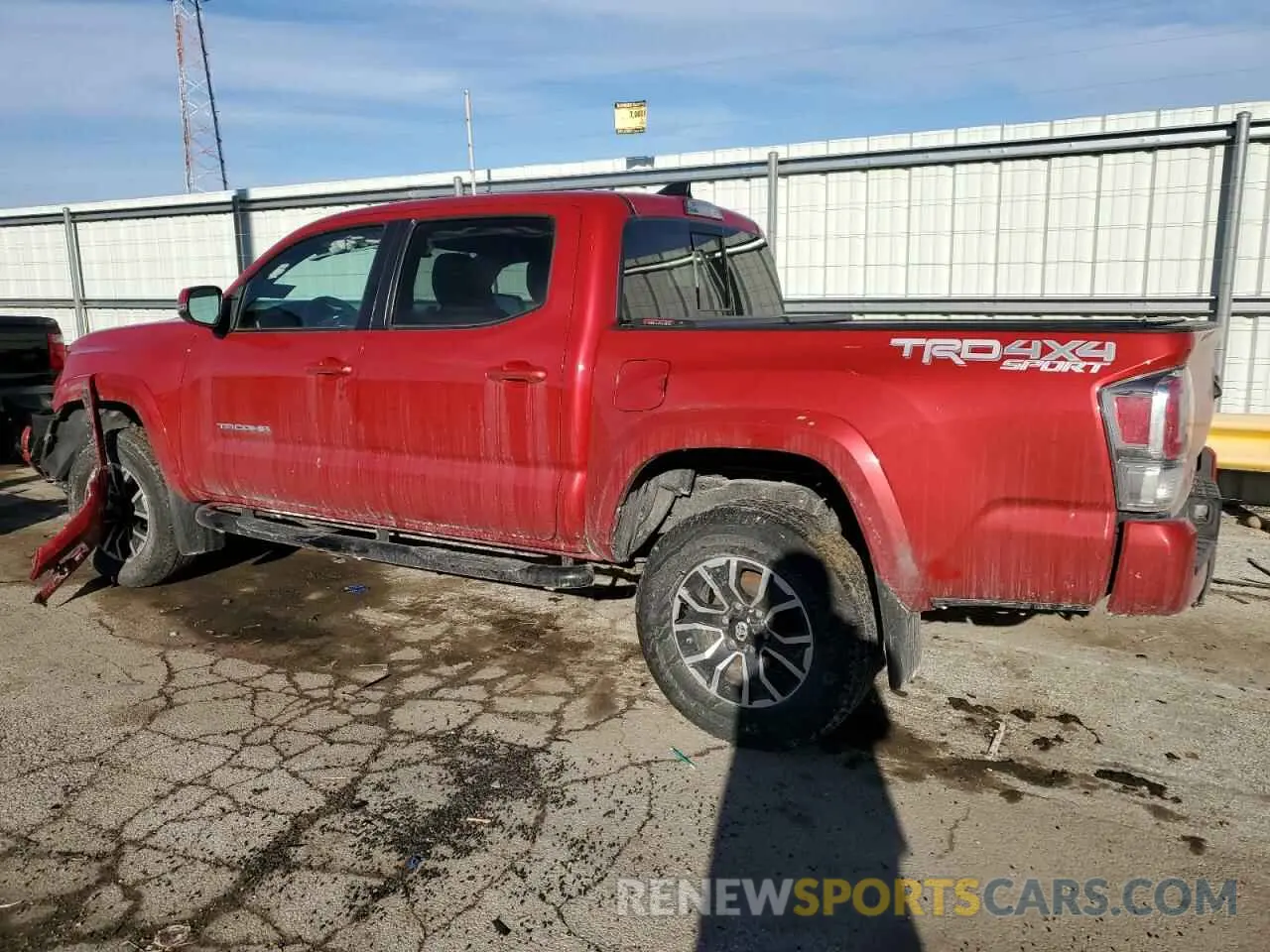 2 Photograph of a damaged car 5TFCZ5AN1MX249799 TOYOTA TACOMA 2021