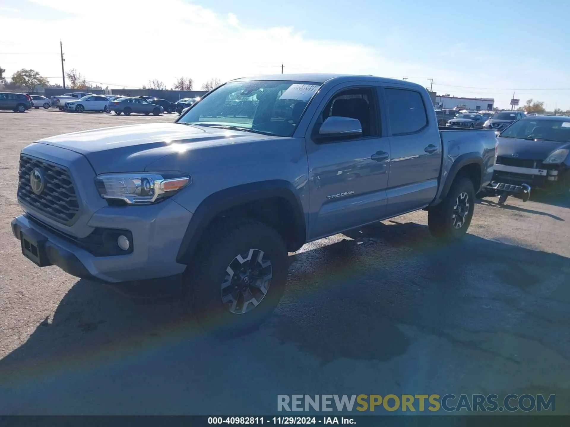 2 Photograph of a damaged car 5TFCZ5AN1MX257675 TOYOTA TACOMA 2021