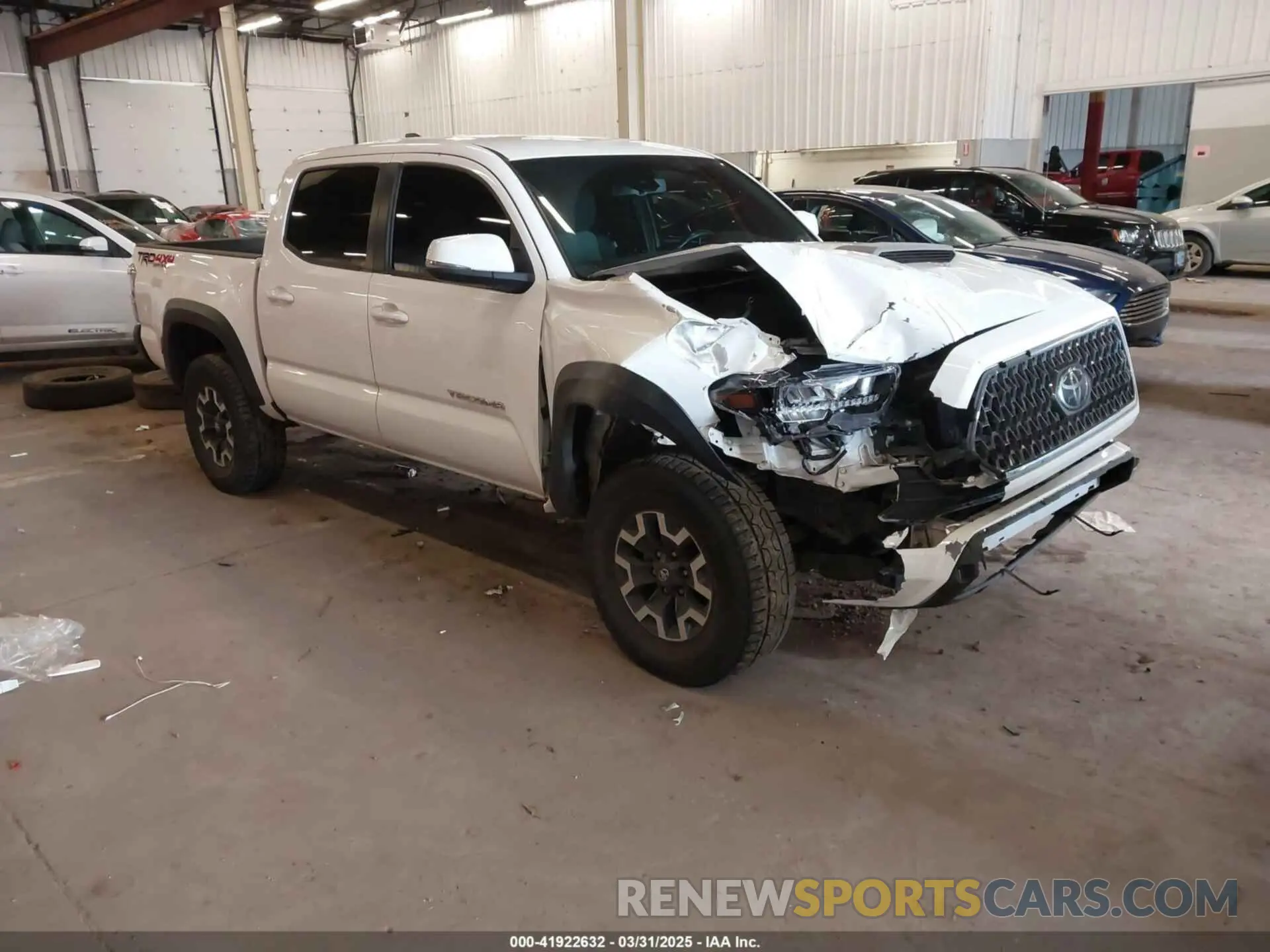 1 Photograph of a damaged car 5TFCZ5AN1MX268370 TOYOTA TACOMA 2021