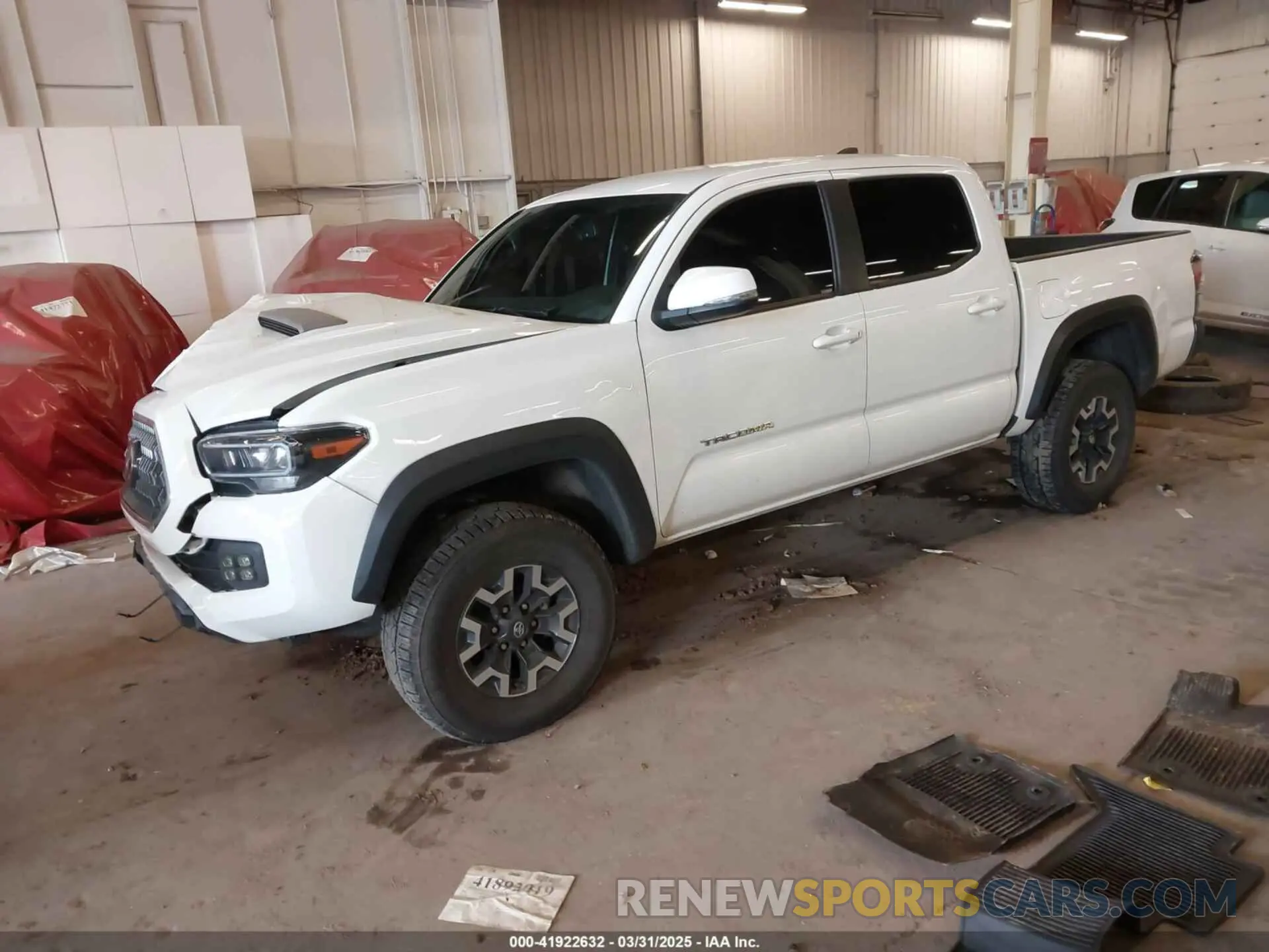 2 Photograph of a damaged car 5TFCZ5AN1MX268370 TOYOTA TACOMA 2021