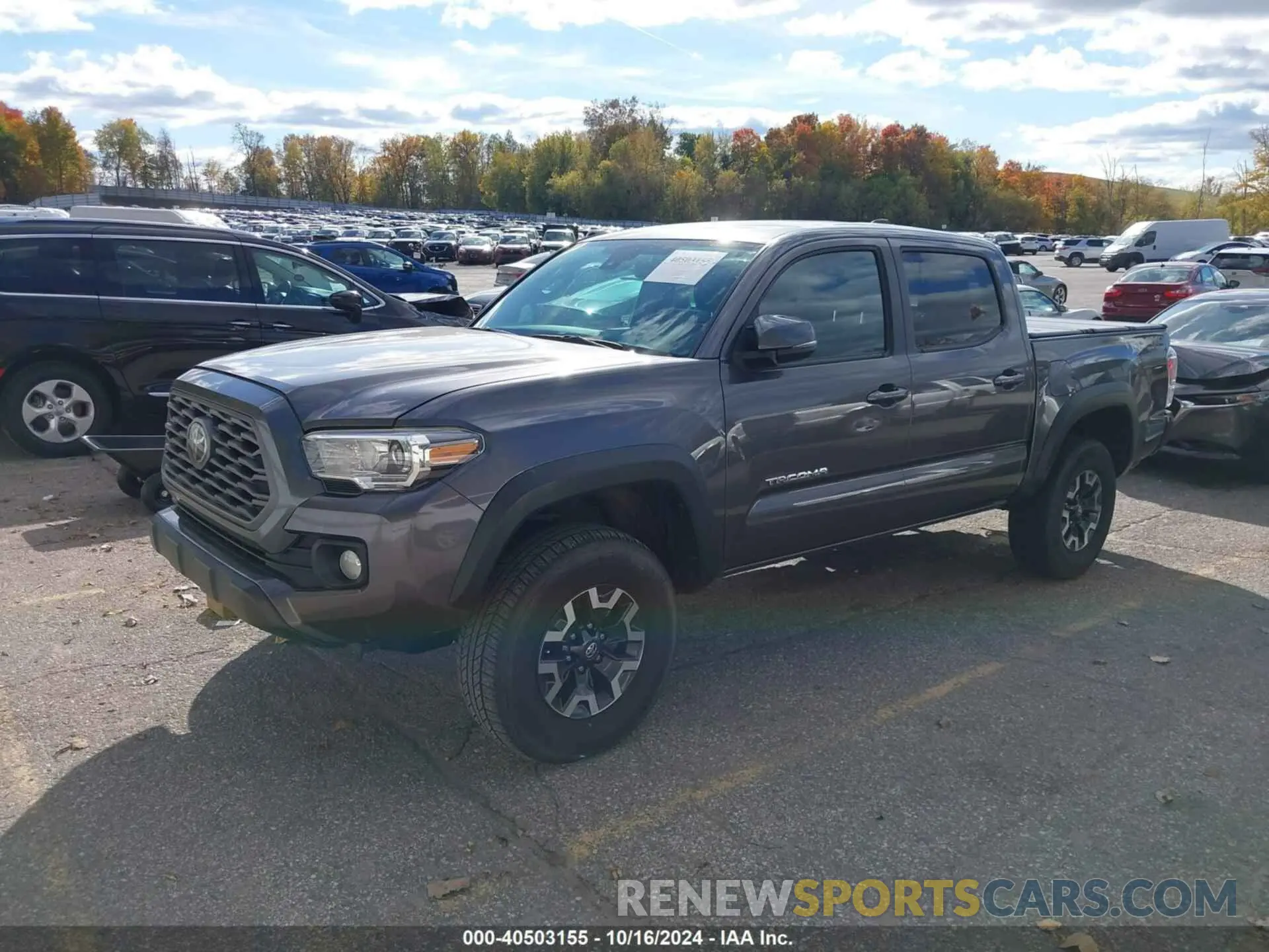 2 Photograph of a damaged car 5TFCZ5AN1MX269390 TOYOTA TACOMA 2021