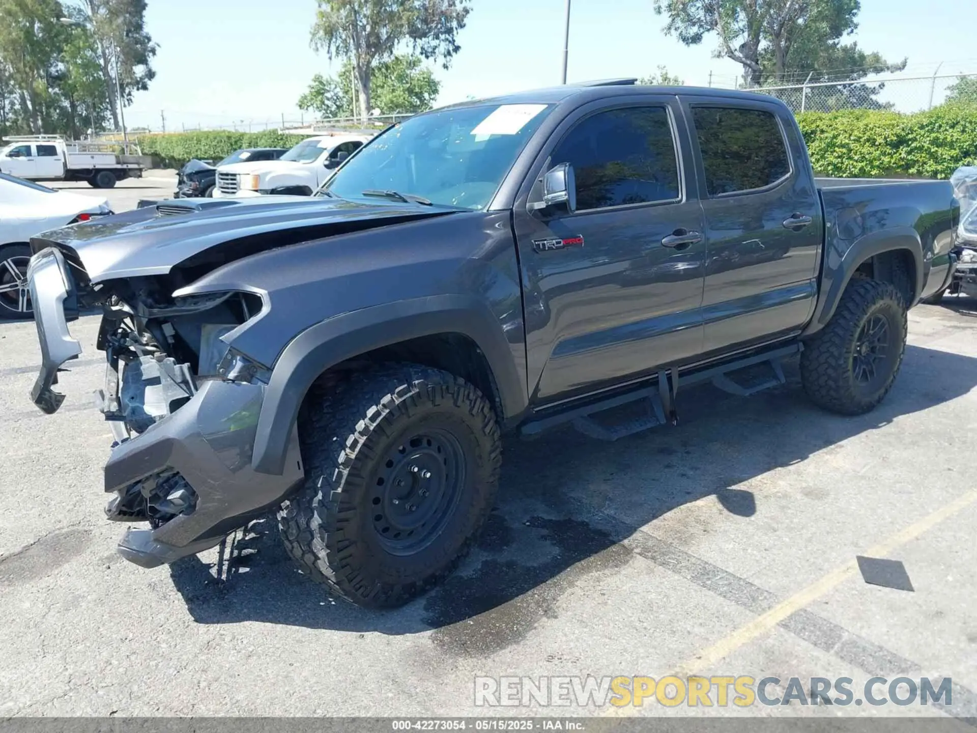 2 Photograph of a damaged car 5TFCZ5AN1MX274315 TOYOTA TACOMA 2021