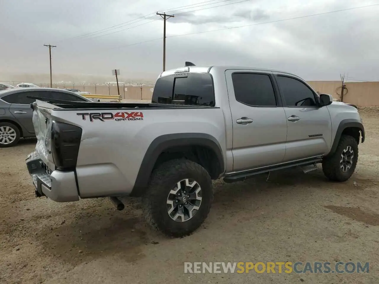 3 Photograph of a damaged car 5TFCZ5AN2MX244384 TOYOTA TACOMA 2021