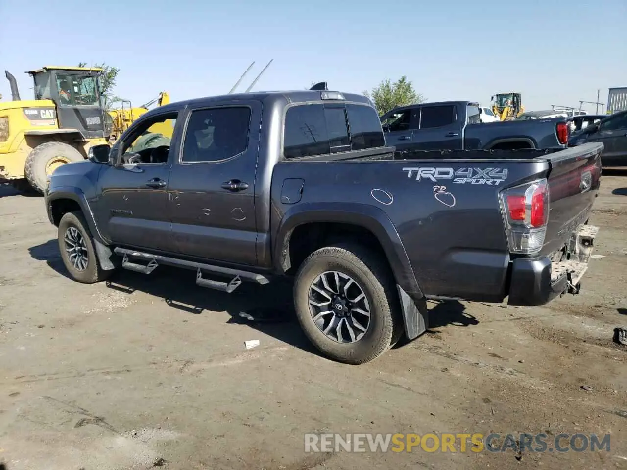 2 Photograph of a damaged car 5TFCZ5AN3MX250260 TOYOTA TACOMA 2021