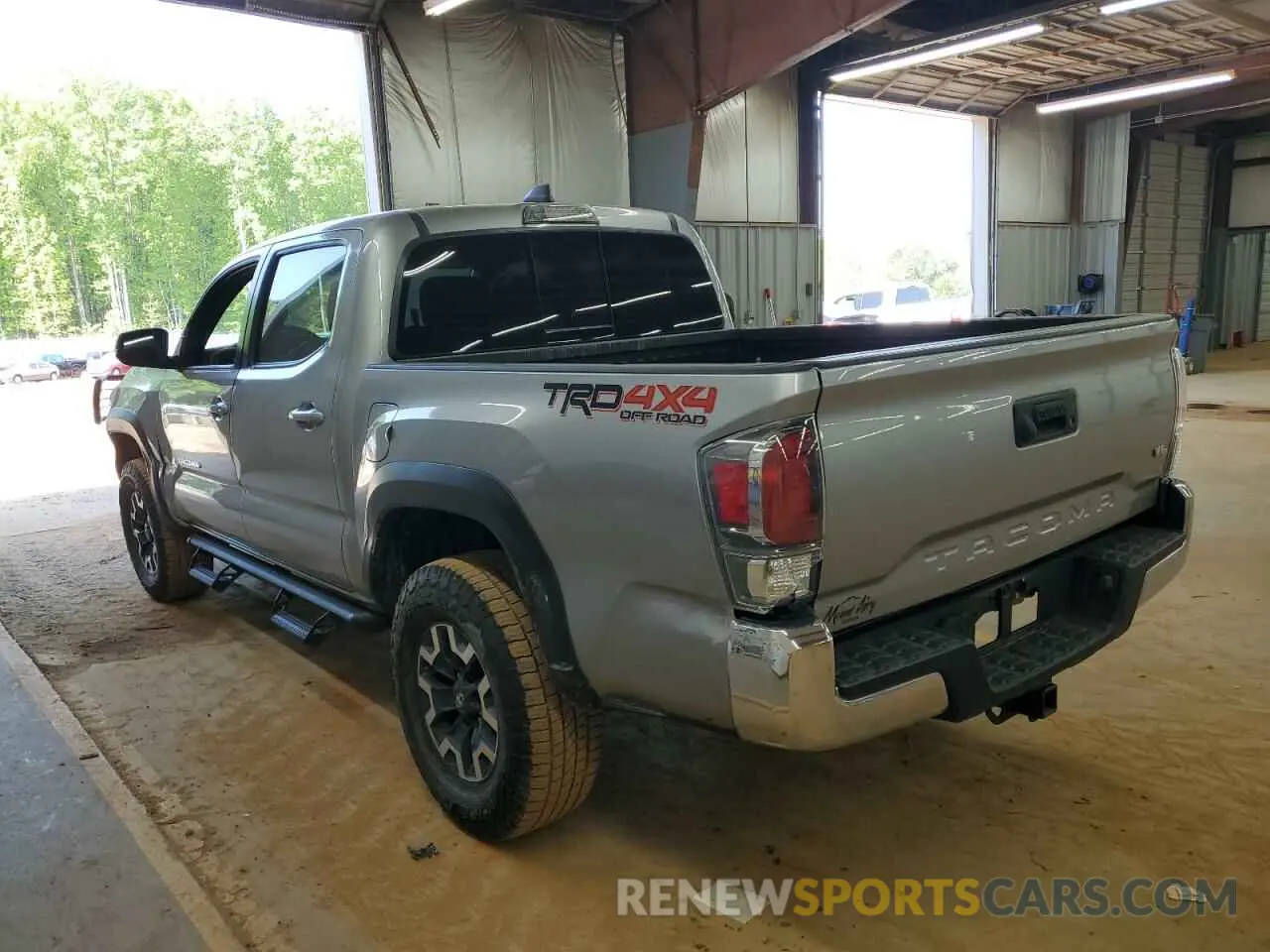 2 Photograph of a damaged car 5TFCZ5AN3MX253708 TOYOTA TACOMA 2021